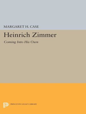 cover image of Heinrich Zimmer